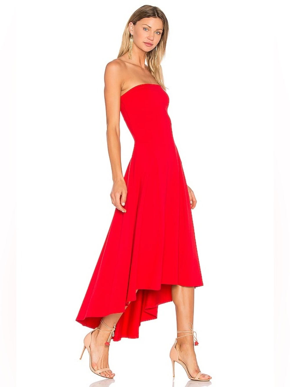 Susana Monaco Strapless Hi-Lo Dress Size Small